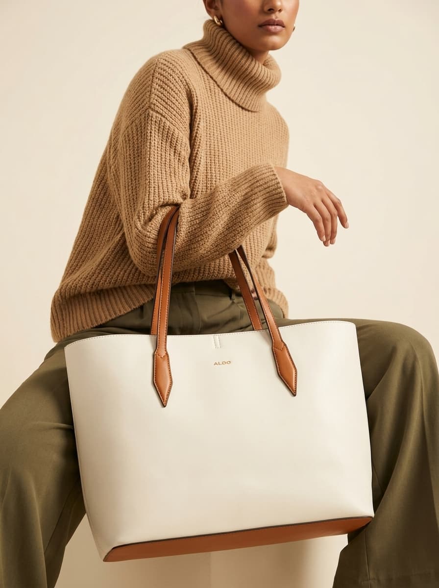 AURA model wearing new collection